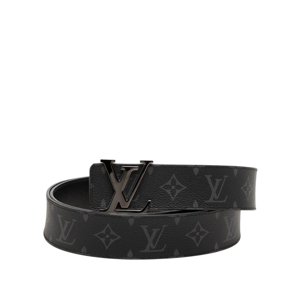 Louis Vuitton Monogram Eclipse LV Initiales Reversible Belt
