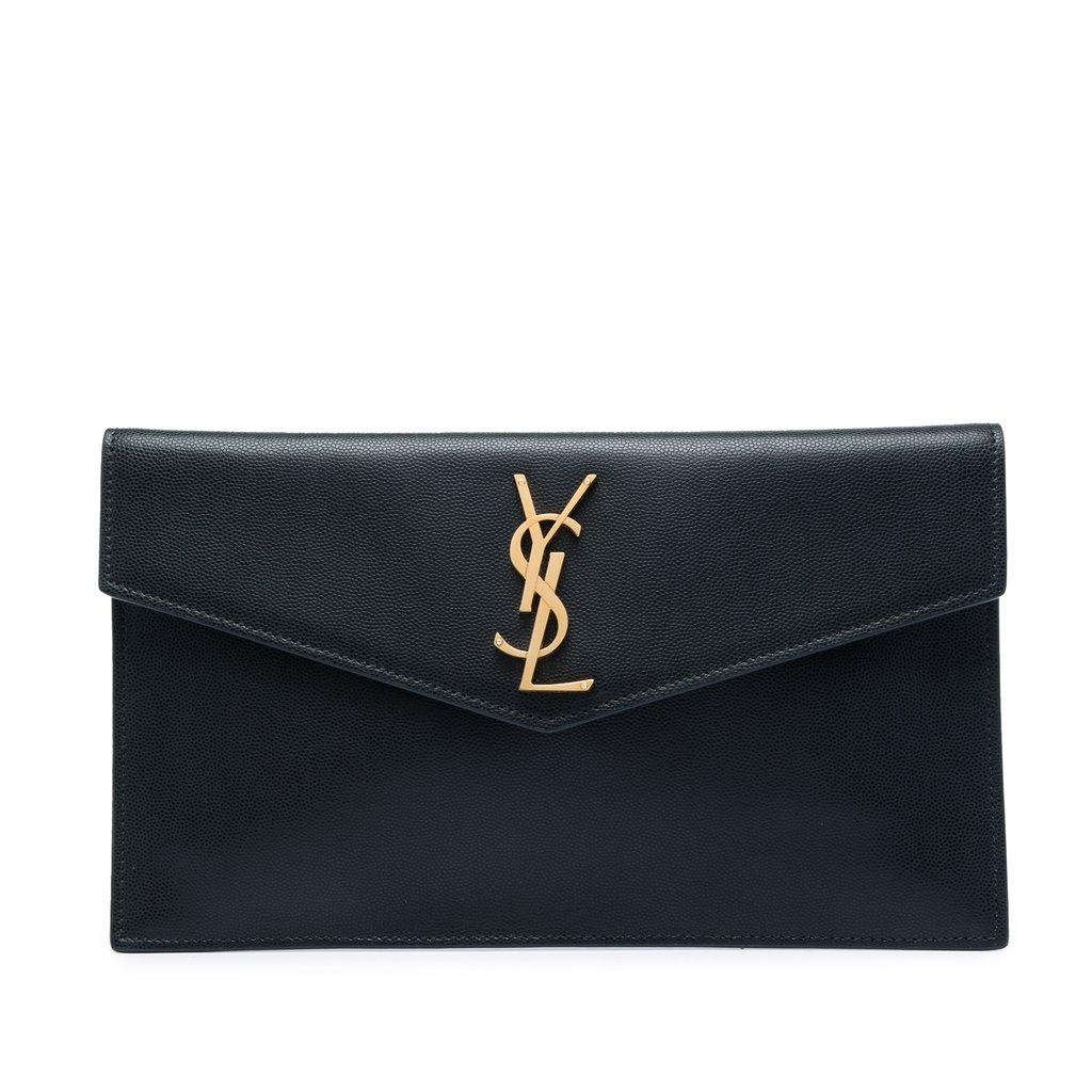 Saint Laurent Grain de Poudre Uptown Pouch