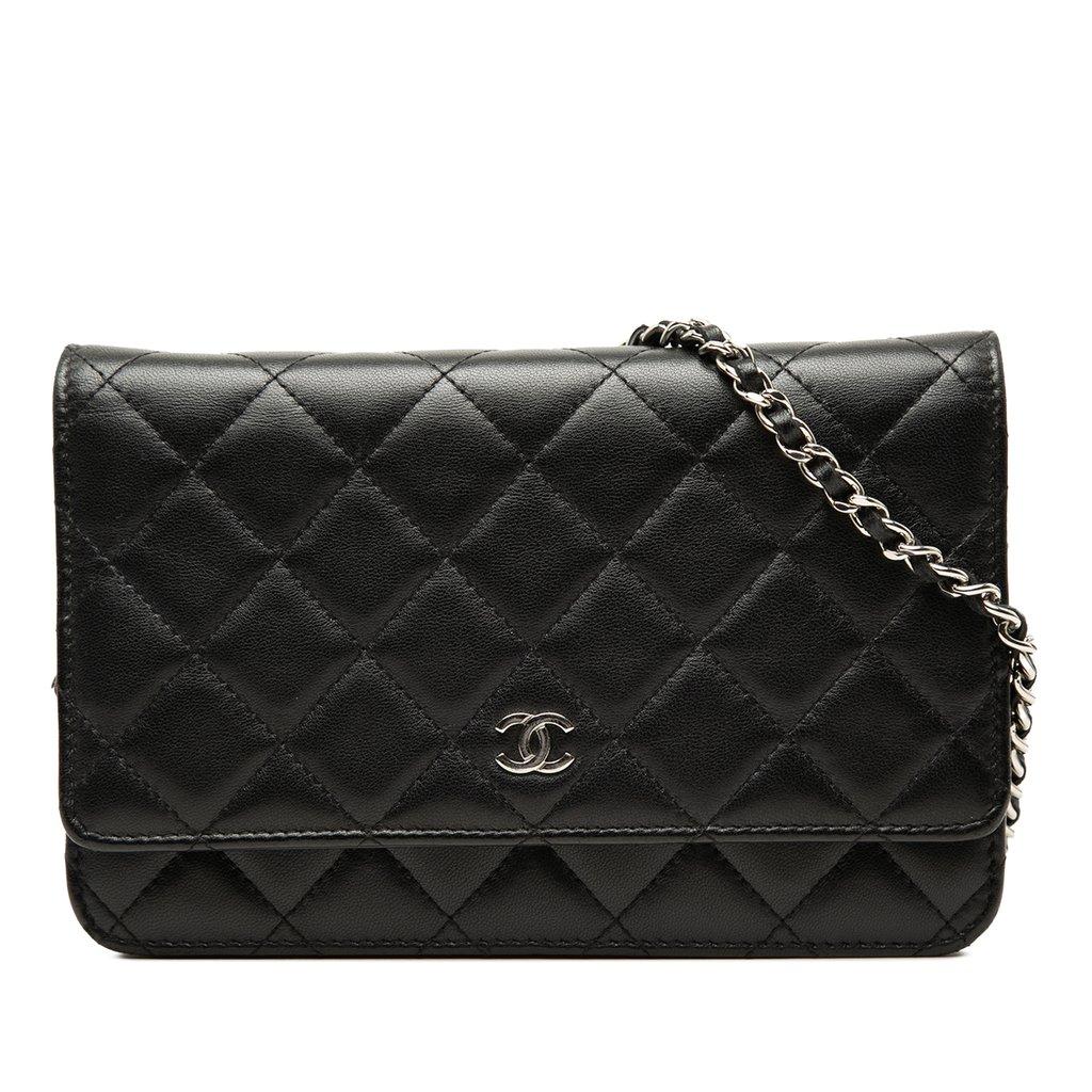 Chanel CC Quilted Lambskin Wallet On Chain