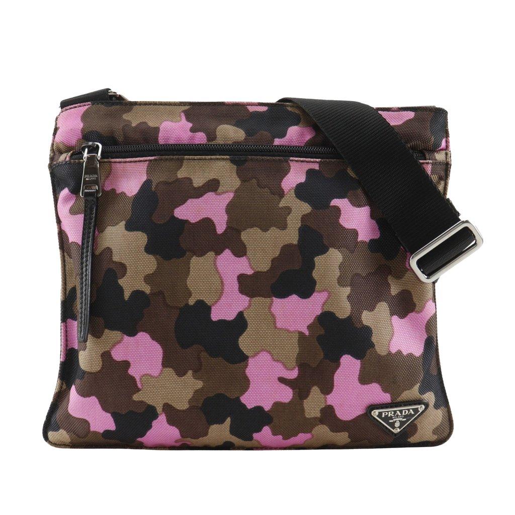 Prada Tessuto Camouflage Zip Top Crossbody