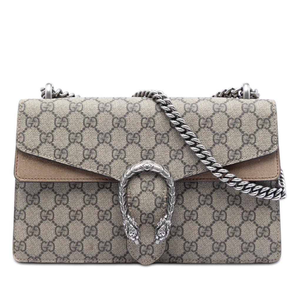 Gucci حقيبة كتف متوسطة الحجم من جي جي سوبريم ديونيسوس