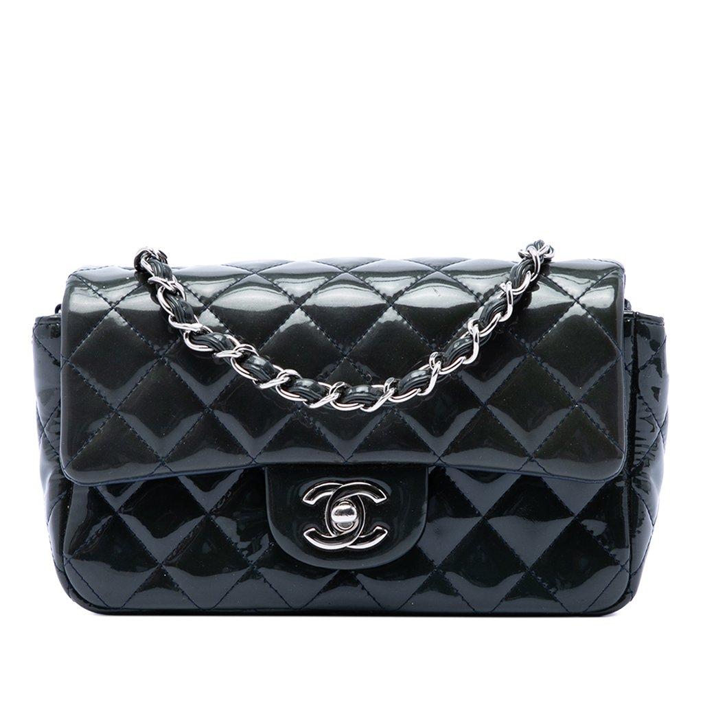 Chanel Mini Rectangular Classic Patent Single Flap
