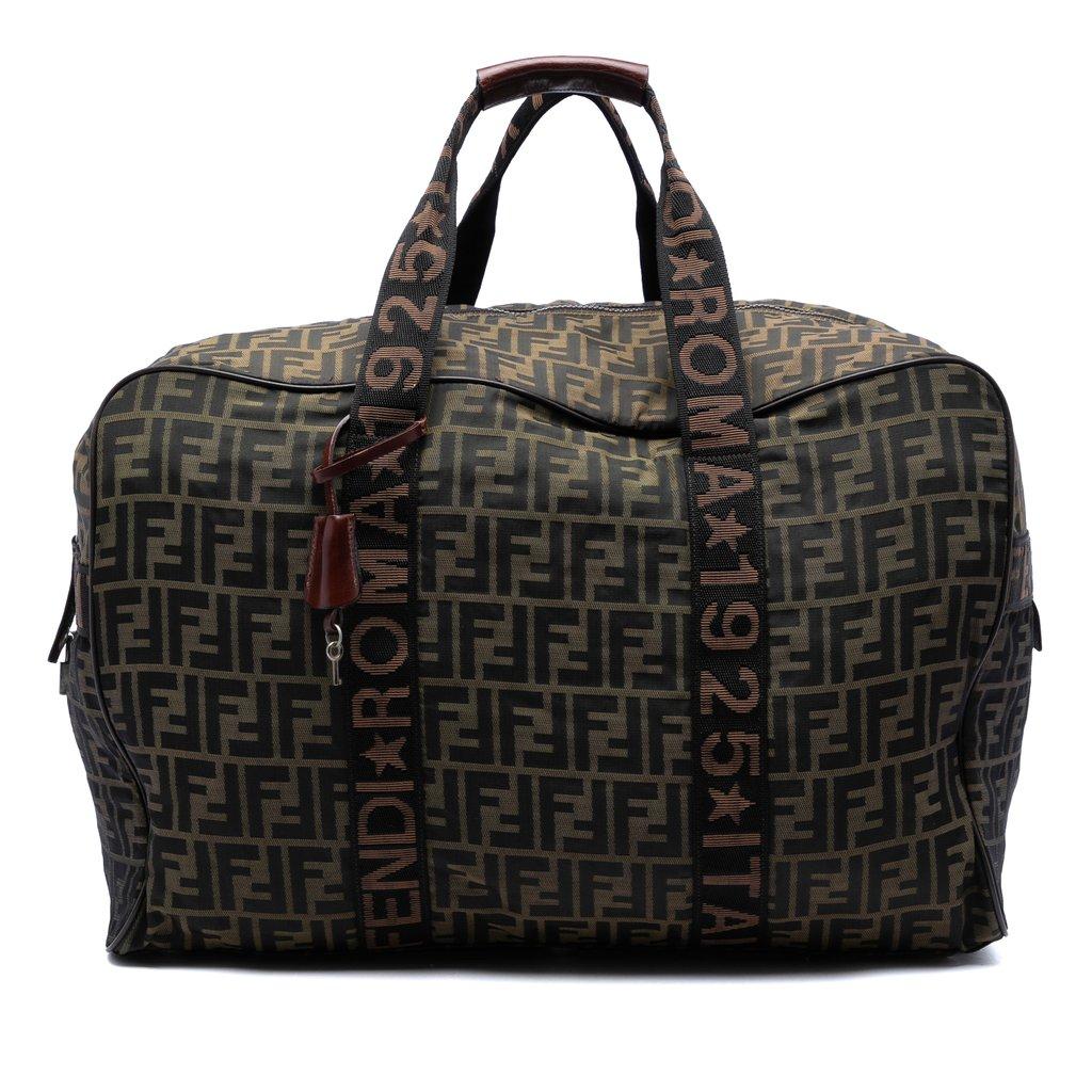 Fendi Zucca Canvas Roma 1925 Travel Bag