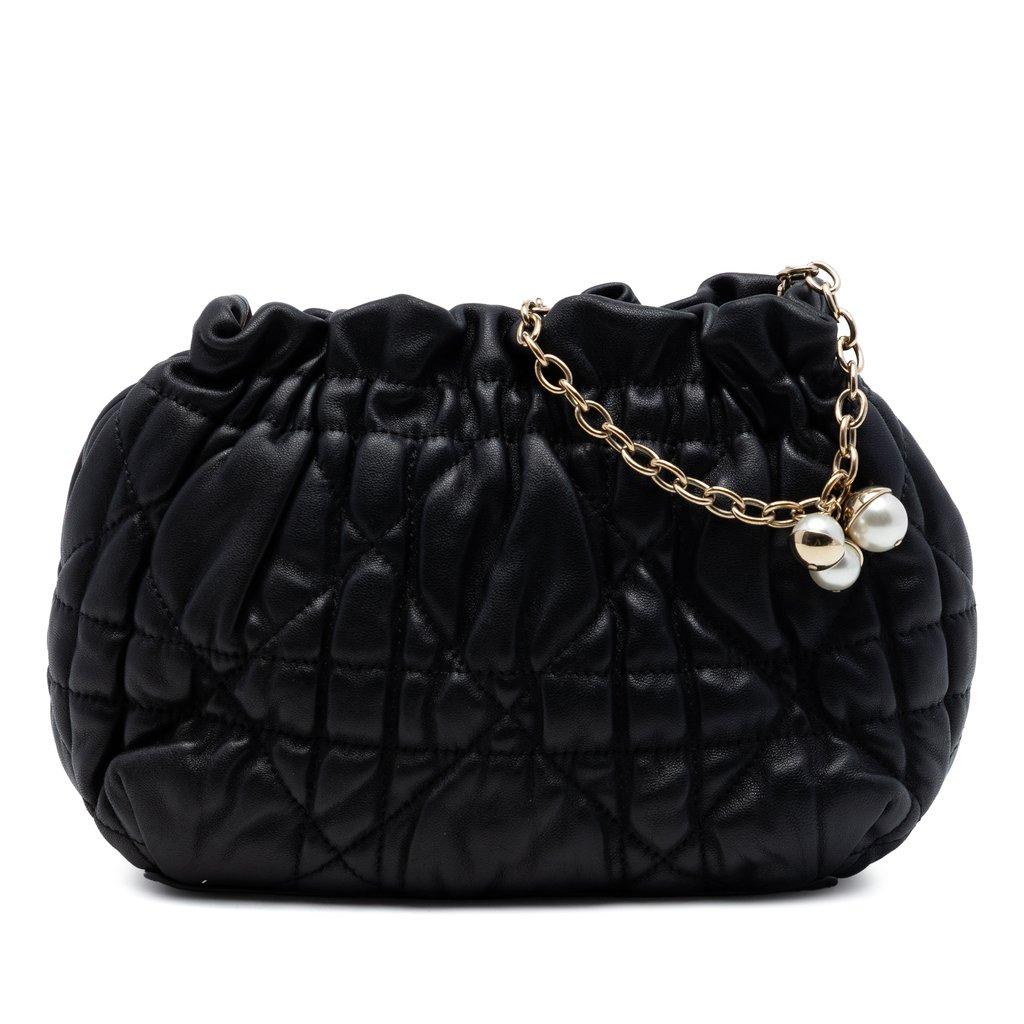 Dior Mini Lambskin Cannage Gaufre Delices Bag