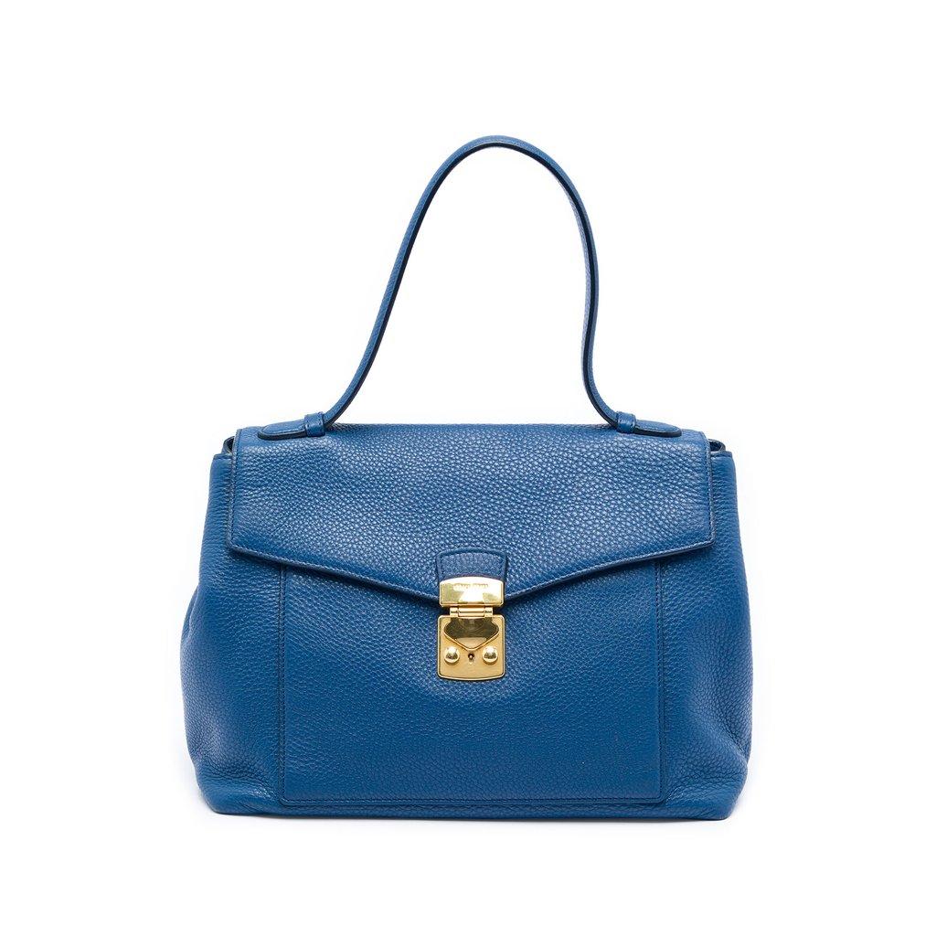 Miu Miu Vitello Daino Top Handle Bag