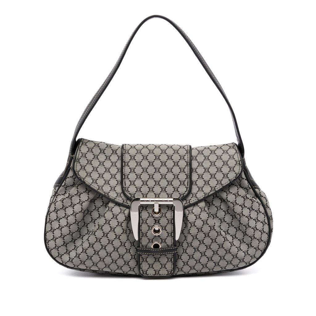 Celine Macadam Canvas Shoulder Bag