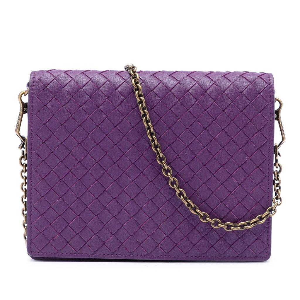 Bottega Veneta Nappa Intrecciato Wallet On Chain