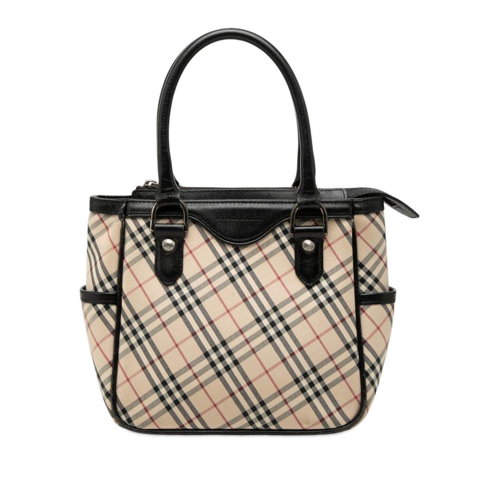 Burberry حقيبة يد من قماش نوفا تشيك