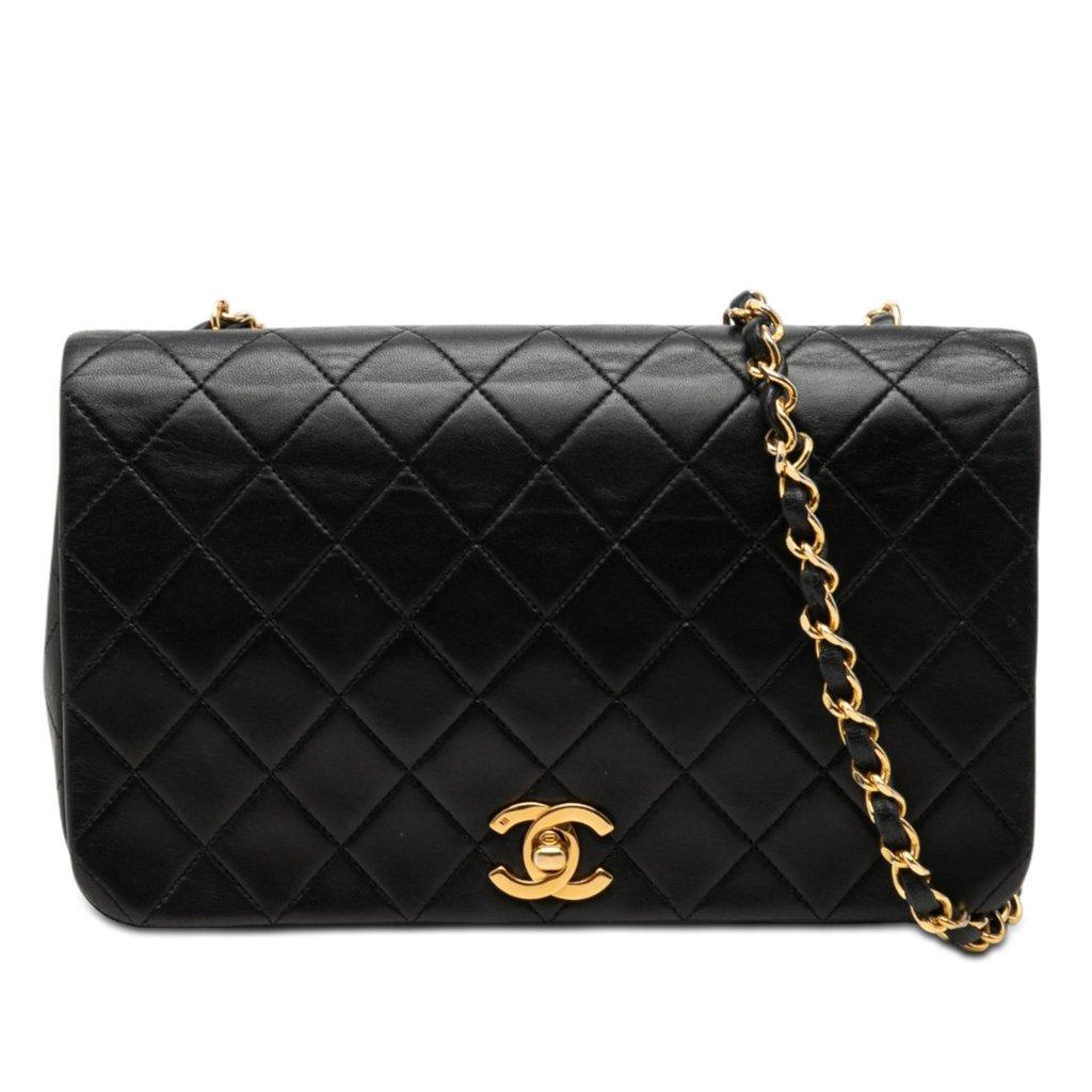 Chanel CC Quilted Lambskin Full Flap