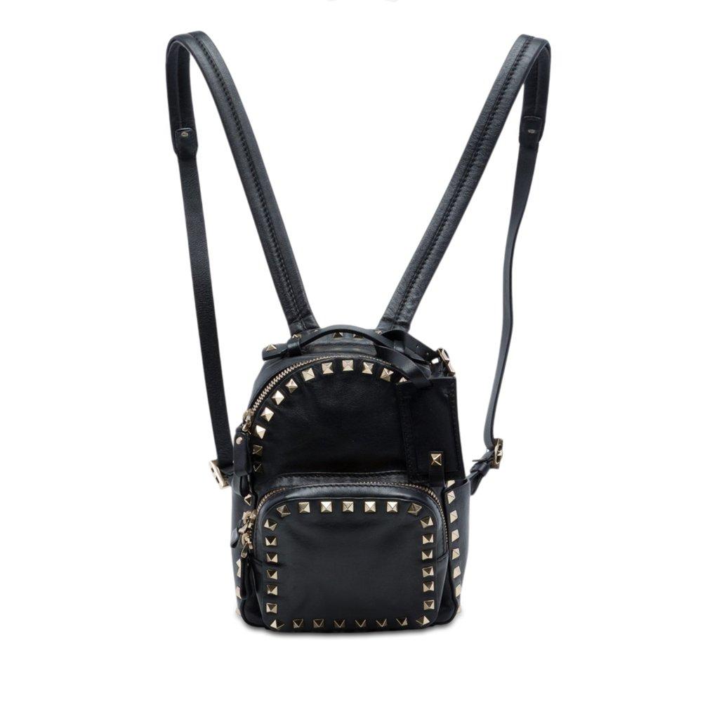 Valentino Mini Leather Rockstud Backpack