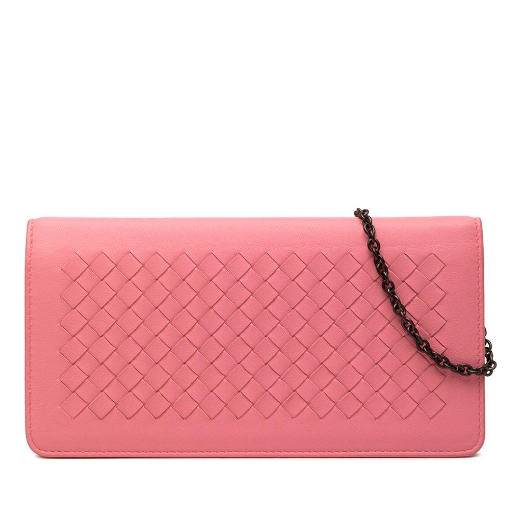Bottega Veneta Nappa Intrecciato Continental Wallet on Chain