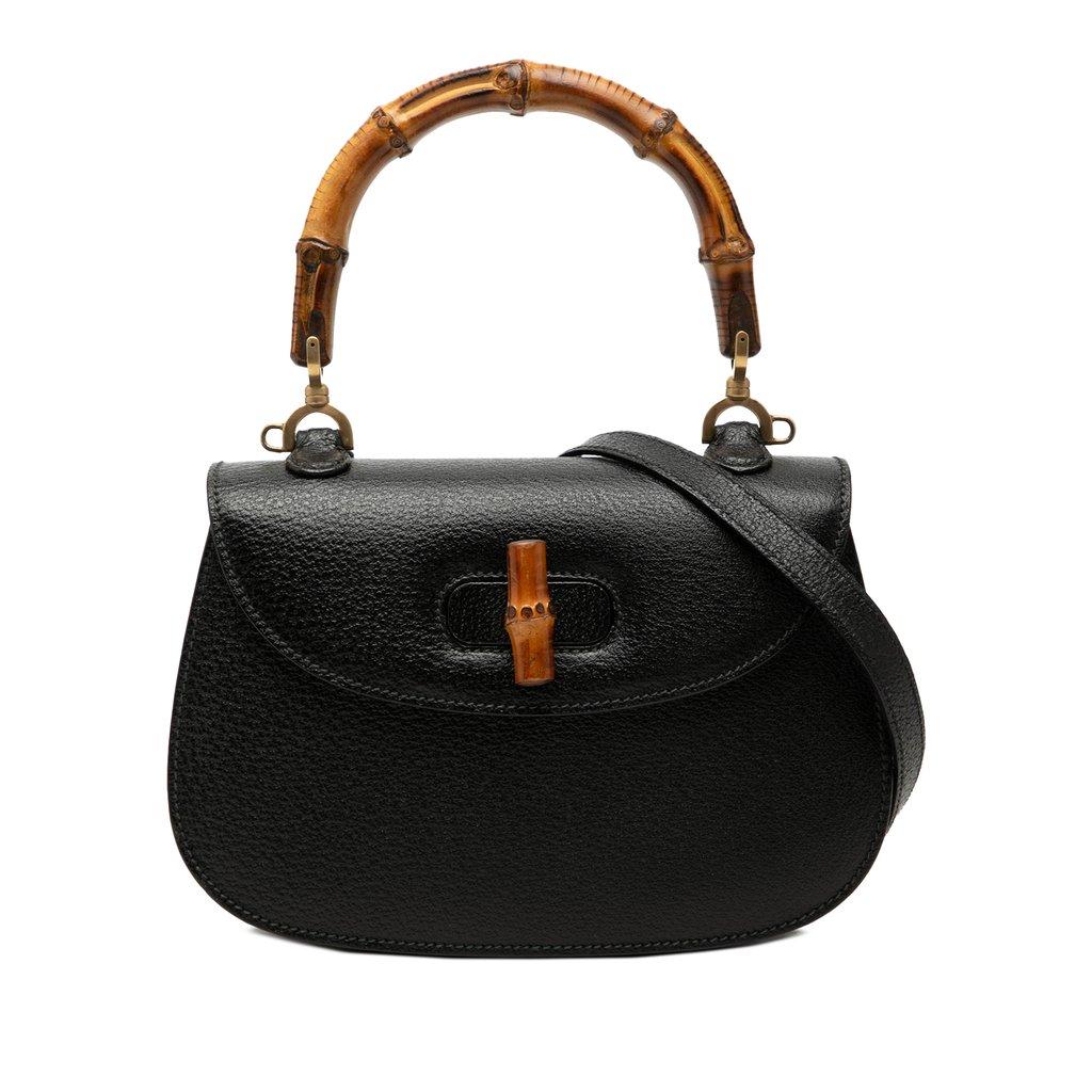 Gucci Small Grained Calfskin Bamboo Night