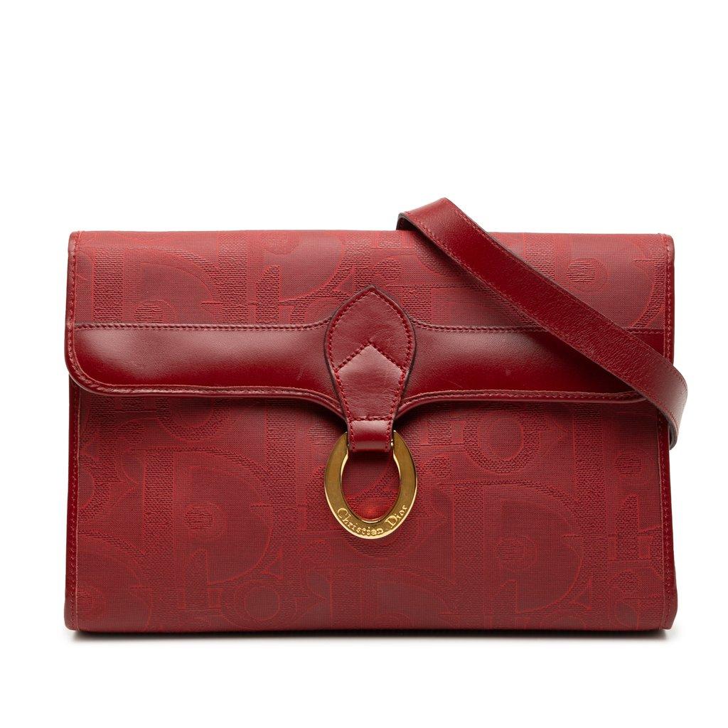 Dior Diorissimo Trotter Coated Canvas Crossbody