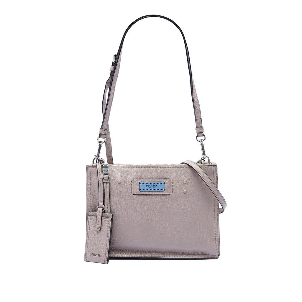 Prada Glace Calf Etiquette Satchel