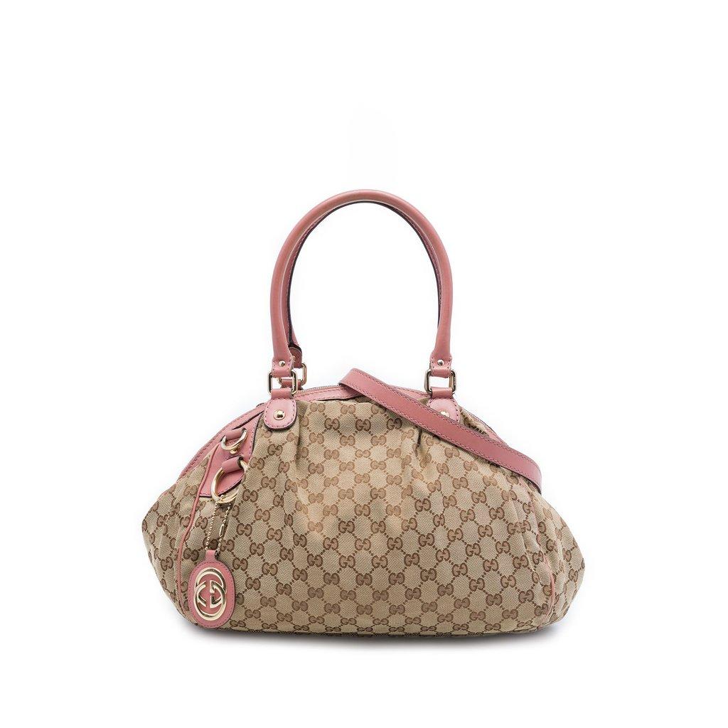 Gucci GG Canvas Sukey Satchel
