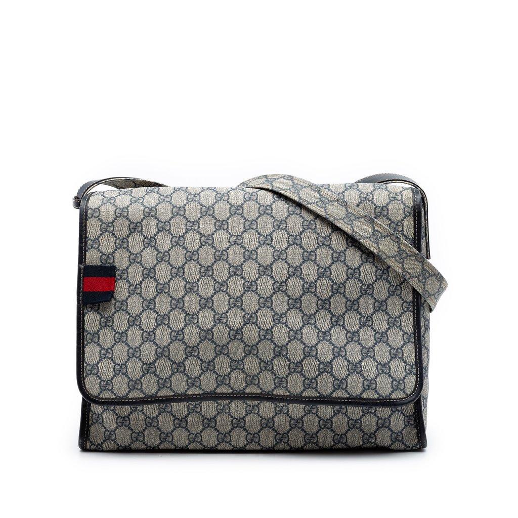 Gucci GG Supreme Web Messenger Bag