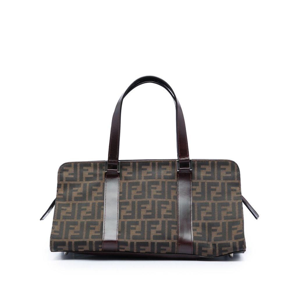 Fendi Zucca Canvas Handbag