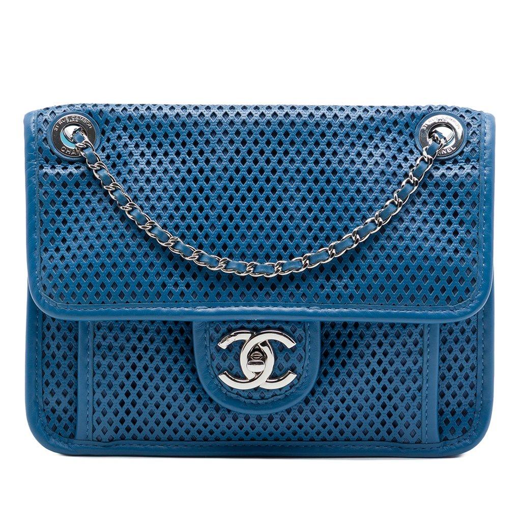 Chanel Small Perforated Calfskin Up In The Air Flap