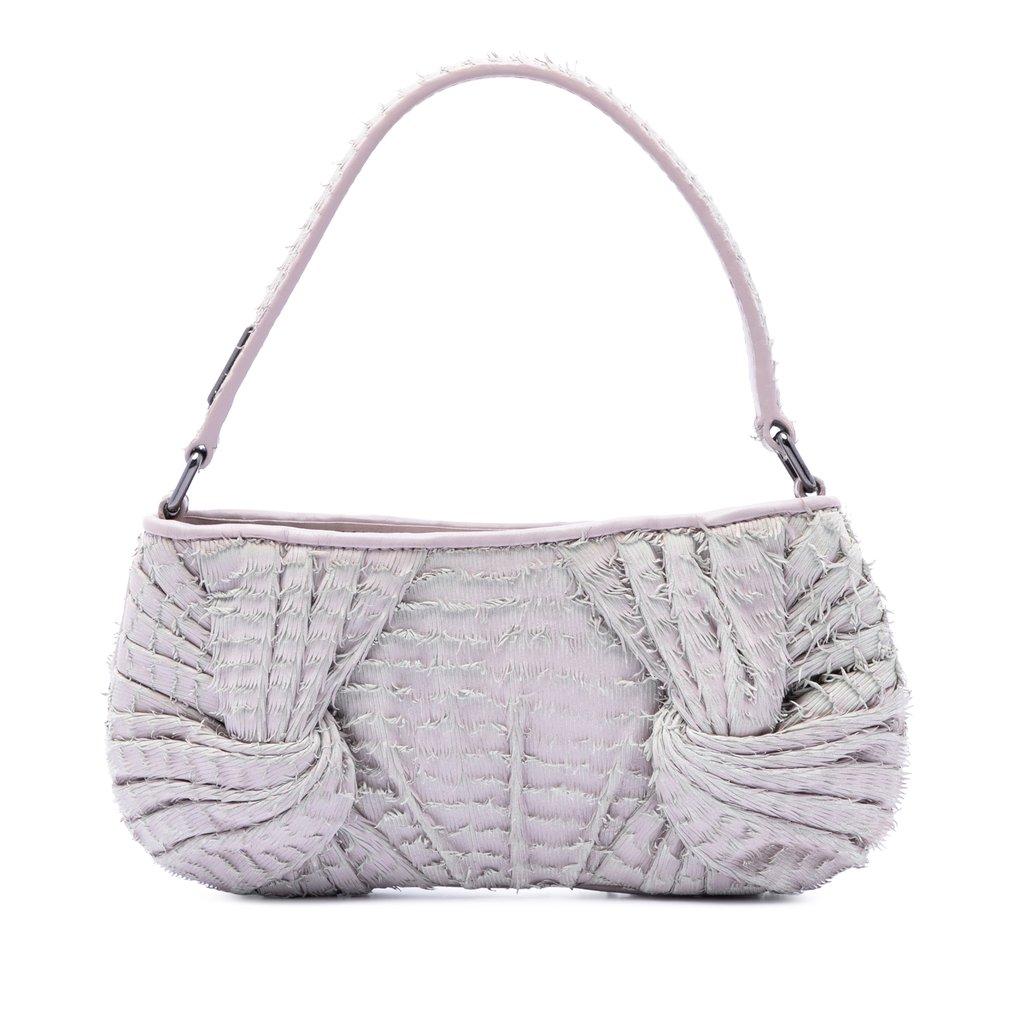 Burberry Prorsum Leather Fringed Shoulder Bag