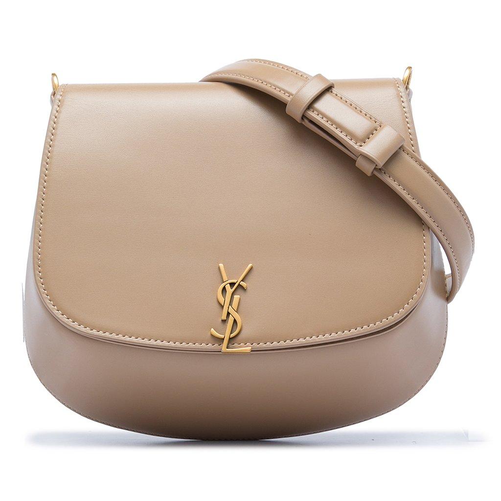 Saint Laurent Mini Box Calfskin Monogram Voltaire Top Handle Bag