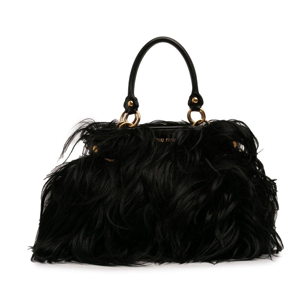 Miu Miu Fur Handbag