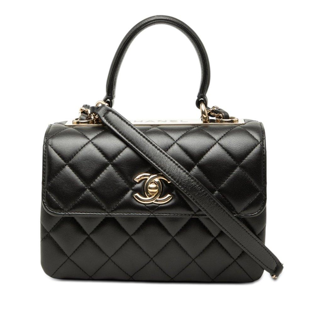 Chanel Mini Quilted Lambskin Trendy CC Top Handle Flap