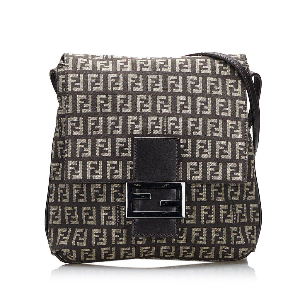 Fendi حقيبة كروسبودي من كوسة