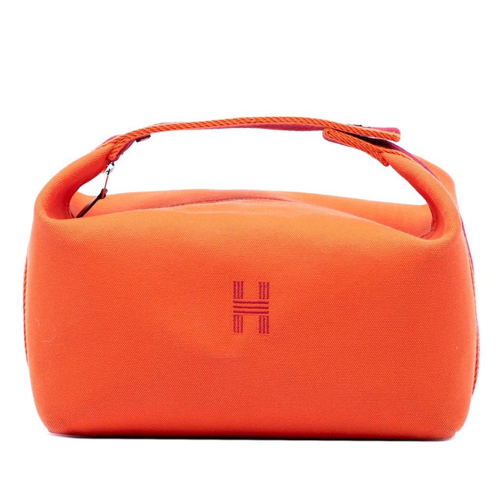 Hermès حقيبة كبيرة لإكسسوارات العروس من قماش التويل