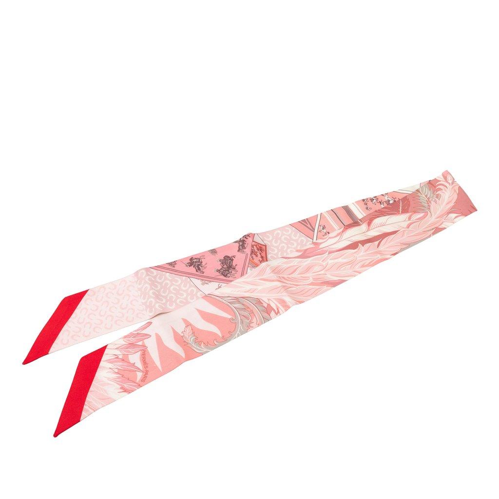 Hermès Cheval Phoenix Silk Twilly Scarf