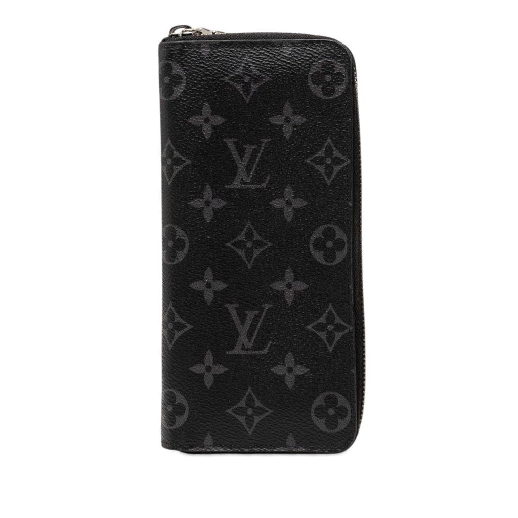 Louis Vuitton Monogram Eclipse Vertical Zippy Wallet
