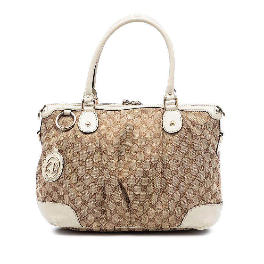 Gucci GG Canvas Sukey Satchel