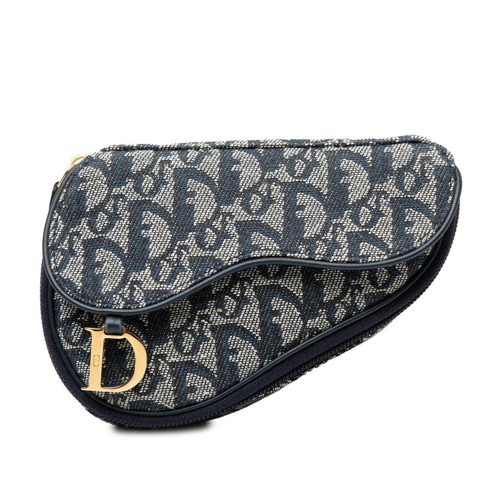 Dior Diorissimo Canvas Saddle Pouch