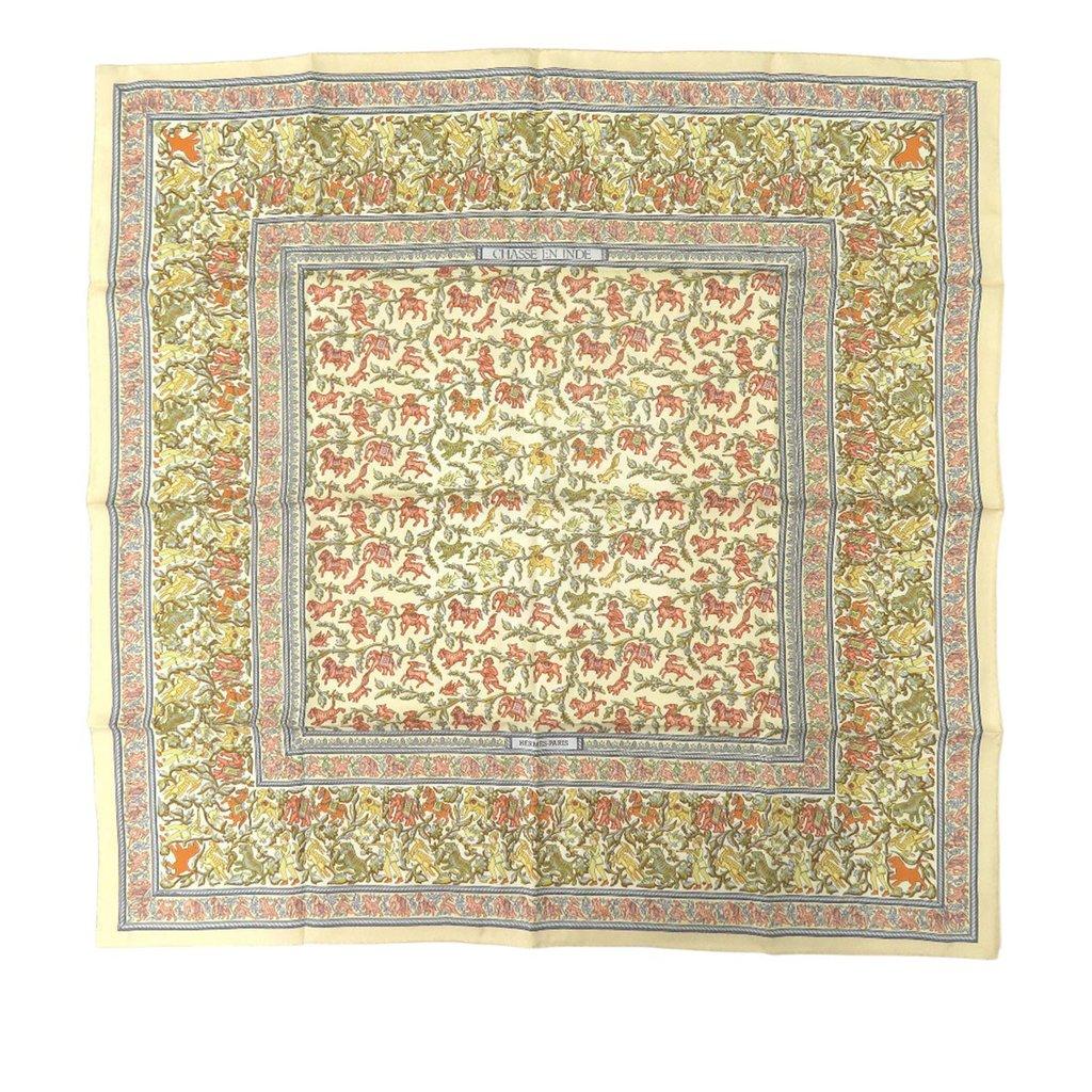 Hermès Chasse En Inde Silk Scarf 90