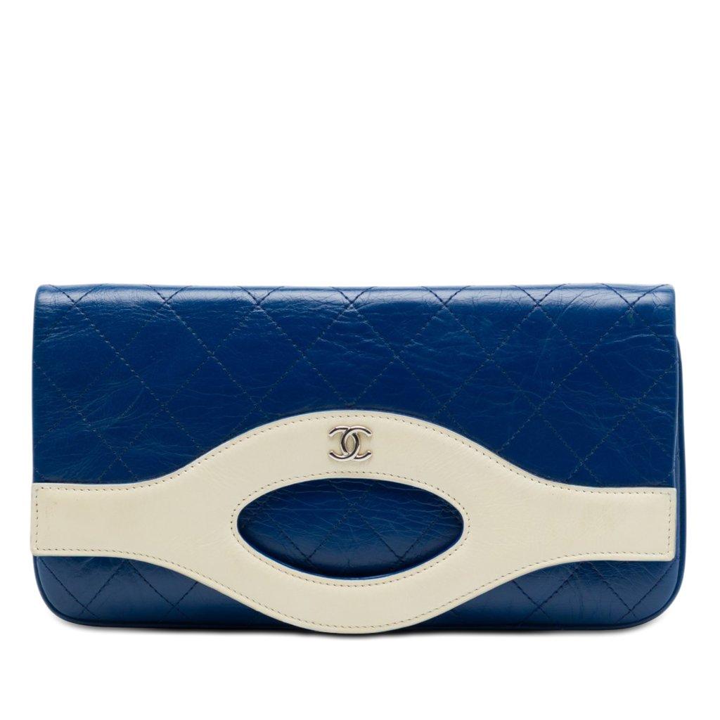 Chanel Small Bicolor Aged Calfskin 31 Clutch