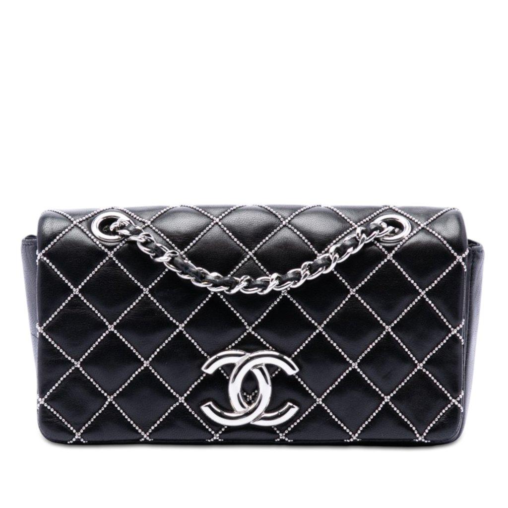 Chanel Mini CC Quilted Lambskin Beaded Full Flap