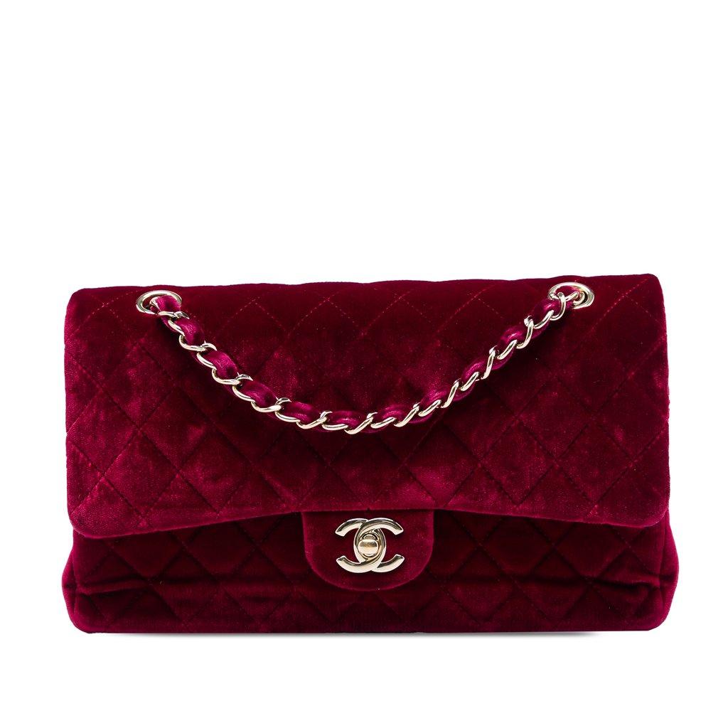 Chanel Medium Classic Velvet Double Flap