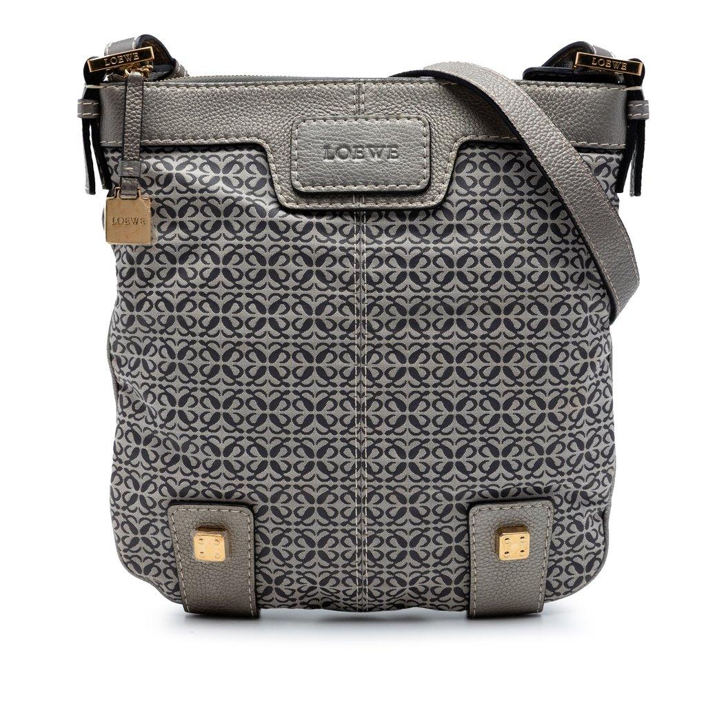 LOEWE Anagram Canvas New Road Crossbody