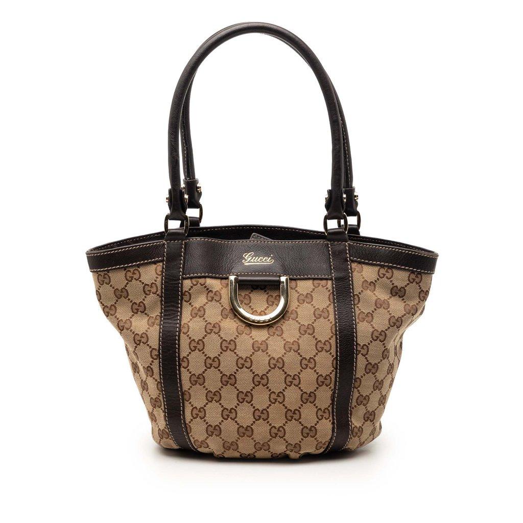 Gucci GG Canvas Abbey D Ring Handbag