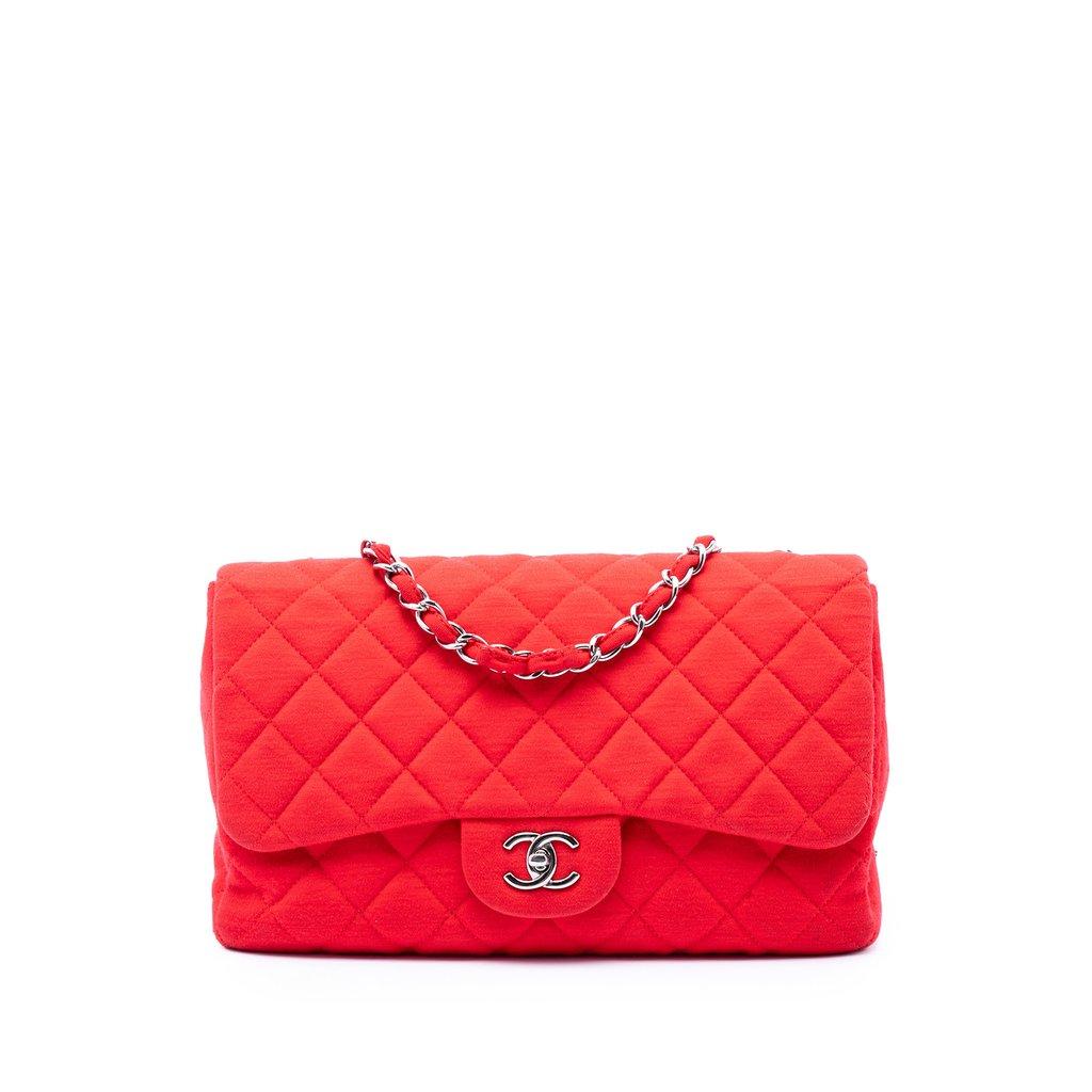 Chanel Jumbo Classic Jersey Single Flap