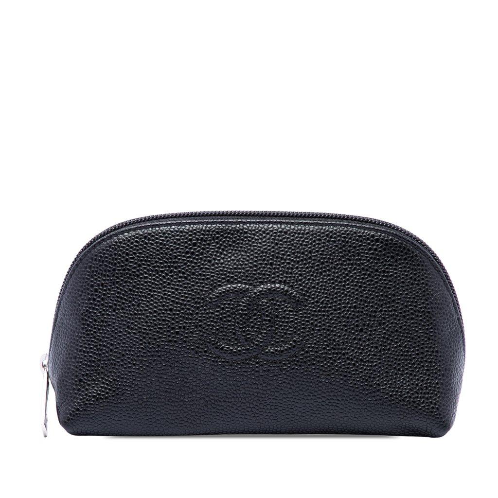 Chanel حقيبة مستحضرات التجميل سي سي كافيار