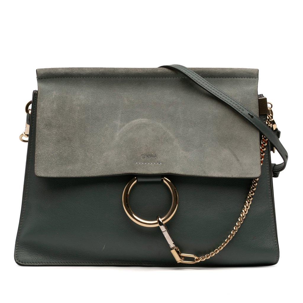 Chloé Medium Calfskin and Suede Faye Crossbody