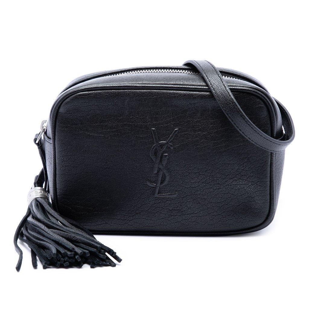 Saint Laurent Lambskin Monogram Lou Tassel Belt Bag