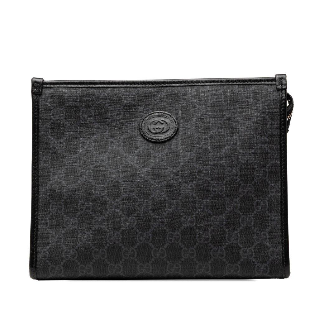 Gucci GG Supreme Retro Interlocking G Clutch