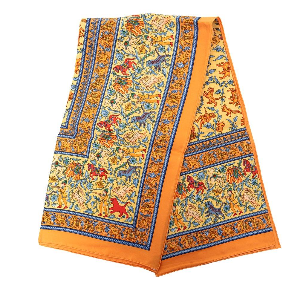Hermès وشاح حريري من شاس إن إند 90
