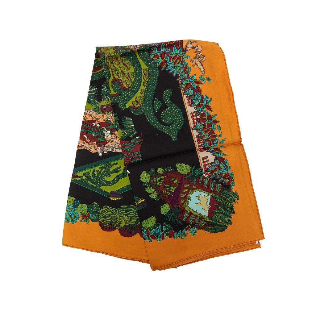 Hermès Le Paradis du Roy Silk Scarf 90