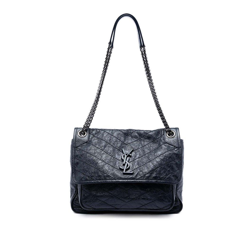 Saint Laurent Medium Crinkled Calfskin Niki