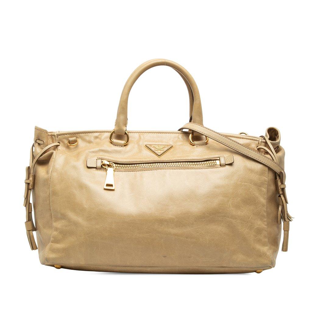 Prada Vitello Shine Satchel