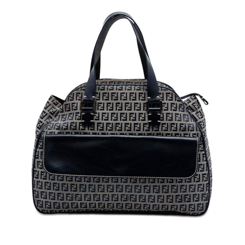 Fendi Zucchino Canvas Handbag