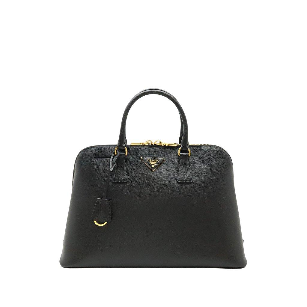 Prada Large Saffiano Lux Promenade Satchel