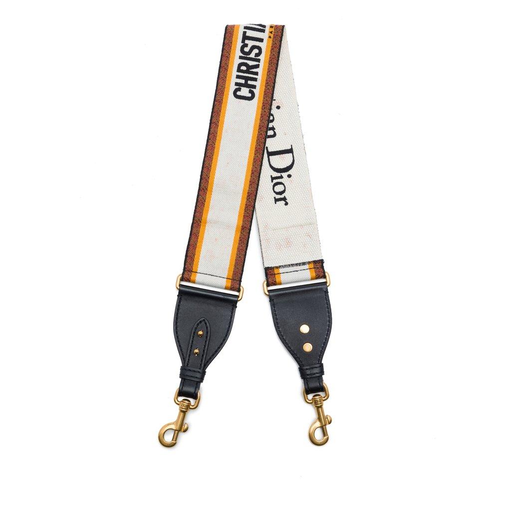 Dior Embroidered Canvas Bag Strap